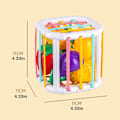 Miniatyrbild 9 av 11: Färgglatt Blocksorteringsspel För Spädbarn Tidig Utbildning Set Suita fruit One size