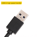 Miniatyrbild 11 av 11: USB 3.0 AM Hane till Micro B Kabel Super Speed Adapter HDD Sladd Fo BLACKC 0.4M