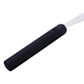 Miniatyrbild 11 av 11: Färgglad LED-ljusblixtpiska Fiberpiska Partyrekvisita 360 grader All black handle one size