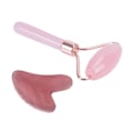 Miniatyrbild 7 av 11: Jade Roller & Gua Sha Ansikte Kropp Terapi Massager Sten Set white 2pcs