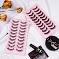 Miniatyrbild 3 av 11: 10 Par Ryska Fransar Lösögonfransar D Curl Mink F DH06-05 10 pairs