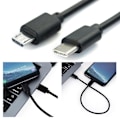 Miniatyrbild 3 av 11: 1X USB-C Typ C till Micro USB Hane Synk OTG Laddning Dataöverföring blackB 1m