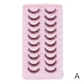 Miniatyrbild 1 av 11: 10 Par Ryska Fransar Lösögonfransar D Curl Mink F DH06-01 10 pairs
