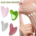 Miniatyrbild 4 av 11: Jade Roller & Gua Sha Ansikte Kropp Terapi Massager Sten Set green 2pcs