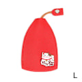 Miniatyrbild 1 av 11: PU Läder Kreativ Utdragbar Söt Stor Kapacitet Bilnyckelfodral, Ca Red cat One-size