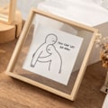 Miniatyrbild 5 av 5: Dubbelsidig fotoram Tavelramar Målning Provram