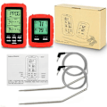 Miniatyrbild 3 av 5: Trådlös kötttermometer Matgrilltermometer red