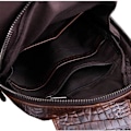 Miniatyrbild 5 av 7: Axelväska i läder crossbody-väska män kvinnor reser utomhussporter, ryggsäckar