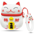 Miniatyrbild 1 av 5: Case för 3D Cute Cartoon Lucky Cat Air_sPods () cover för Ap