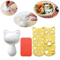 Miniatyrbild 2 av 5: Form Katt Söt Form Sushi Kök Form SET Köksverktyg