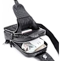 Miniatyrbild 6 av 7: Axelremsväska i läder Crossbody-väska Herr Dam Resor Utomhussporter, Ryggsäckar