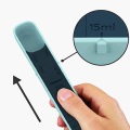 Miniatyrbild 3 av 5: Justerbar måttsked, mäter från 1 ml till 15 ml och från 1/4 tsk till 1 msk, blå