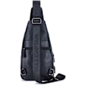 Miniatyrbild 3 av 7: Axelremsväska i läder Crossbody Herr Dam Resor Utomhussporter, Ryggsäck