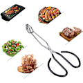 Miniatyrbild 3 av 4: Extra lång saxtång 41 Cm Grilltång i rostfritt stål