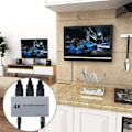 Miniatyrbild 4 av 5: 4K 3D HDMI Audio Extractor med HD 1x2 HDMI Splitter HDMI till Optisk SPDIF Toslink-adapter