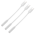 Miniatyrbild 1 av 2: 3st typ C USB C till 3,5 mm hörlursljudjackadapter typ C hane till hona Aux-jack Stereohörlurar hörlurskabeladapter