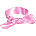 Miniatyrbild 3 av 4: 2-pack satin sovmasker, mjuk, 57 tums längd, justerbar, passform för par, resor, tupplur, rosa