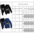 Miniatyrbild 5 av 5: NINJA KIDZ Kids Pojkar Huvtröja Jogger Joggingbyxa 2ST Kläder navy blue 130cm