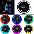 Miniatyrbild 2 av 4: 1PC färg bil LED mugghållare belysning kassan bakgrundsbelysning LED sades | | | används för Cadillacs logotyp