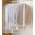 Miniatyrbild 1 av 3: 6-pack transparent plastpåse 60*120 cm vinterkläder klänning danskläder förvaring resegarderob