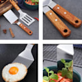 Miniatyrbild 4 av 5: Grillspatel rostfri spatel set grillspatel kök grillspatel