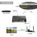 Miniatyrbild 2 av 5: 4K HDMI Audio Converter 2160P HDMI till HDMI+Optisk SPDIF/Toslink RCA L/R