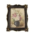 Miniatyrbild 5 av 5: 1/2 Retro guld rektangel polyresin bildskärmsram svart 7x9 i 1 set