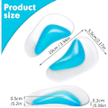 Miniatyrbild 2 av 5: 3 par Gel Arch Support innersulor, ortotiska innersulor silikon