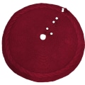Miniatyrbild 1 av 5: Julgranskjol, 120 cm trädkjol, Claret, för dekorationer Claret