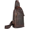 Miniatyrbild 2 av 7: Axelväska i läder crossbody-väska män kvinnor reser utomhussporter, ryggsäckar