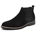 Miniatyrbild 1 av 5: Varma vinterskor för män Casual Anti-slip Block Ankel Booties Svart 44