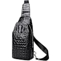Miniatyrbild 1 av 7: Axelremsväska i läder Crossbody-väska Herr Dam Resor Utomhussporter, Ryggsäckar