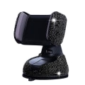 Miniatyrbild 2 av 3: 20st Bling Biltillbehör Set Telefonhållare Mount/Pad För Kvinnor Flickor Present Svart