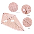 Miniatyrbild 2 av 3: Mikrofiberhårhandduk, cap, cap (beige)