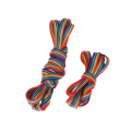 Miniatyrbild 5 av 5: 1 par färgglada skosnören Rainbow Gradient Platta skosnören Casual Red 140cm