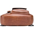 Miniatyrbild 5 av 9: Axelremsväska i läder Crossbody Herr Dam Resor Utomhussporter, Ryggsäck