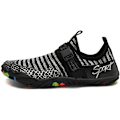 Miniatyrbild 2 av 5: Men Beach Swim Pool Shoes Quick-Dry Sneakers,svarta,EU 40 black EU 40