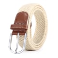 Miniatyrbild 4 av 5: Set med 2 dambälte Casual flätat elastiskt tyg vävt stretchigt elastiska bälten