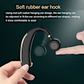 Miniatyrbild 3 av 5: X10 Headset Bluetooth 5.0 vridbar trådlös minihörlurstelefon Svart