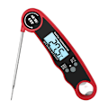 Miniatyrbild 1 av 5: Kötttermometer, bakgrundsbelyst skärm, temperaturkol