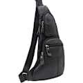 Miniatyrbild 1 av 7: Axelremsväska i läder Crossbody Herr Dam Resor Utomhussporter, Ryggsäck
