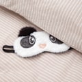 Miniatyrbild 5 av 5: Djurögonmask Sömnmask 3d söt tecknad cover Ögonskydd Ögonskydd Resor Sova Justerbar grå
