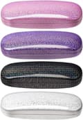 (4 stk) Brilleetui, Unisex Hard Shell Brilleetui Beskyttelse