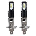 2x H1 6000k Superljus Vit 6000lm Led Strålkastarsats Helljus