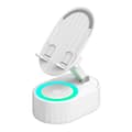 Bluetooth-kompatible lyd-powerbanks-beslag Bærbare Bluetooth-kompatible højttalere til de fleste telefontyper White