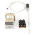 Miniatyrbilde 1 av 8: E5C4-R Digital temperaturkontroller termostat med K-type termoelementprobe