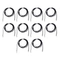 10 st NTC-termistor temperatursensor sond 10K B3435 2M kallpressad terminal