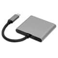 Miniatyrbilde 3 av 8: Type C til HDMI-hub 2-i-1 dokkingstasjon 4K-adapter