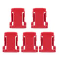 5 stk. Milwaukee M18 Serie Lithium Batteri Spændeholder Tilbehør Rød