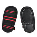 EVA-vadderade Instep Skydd Fot Skydd för Sanda Boxning MMA Muay Thai (svart)